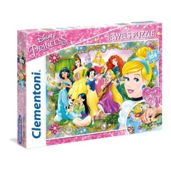 CLEMENTONI - Disney Princesses - Puzzle Bijoux 104 Pièces