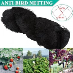 15.24*15.24M Anti-oiseaux Filet de volière Maille Noir Protection pour Plante Légume Fruit Étang Jardin HB031 -YAP