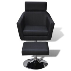 Icaverne - fauteuils club, fauteuils inclinables et chauffeuses lits chic fauteuil tv noir similicuir