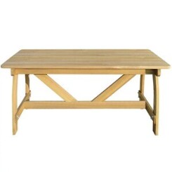 Icaverne - tables de jardin admirable table de jardin 150x74x75 cm bois de pin imprégné fsc