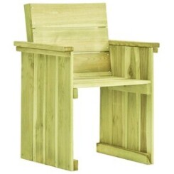 Chaise de jardin bois de pin imprégné fsc