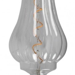 011697 Ampoule LED E27 4W H25cm - rétro Edison Paul - filament spiral - Opjet