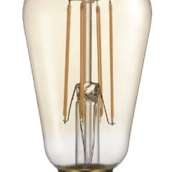011818 Ampoule E27 4W LED - rétro Edison Vintage Ø6.4cm - filament vertical - Opjet