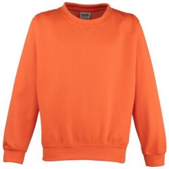Awdis - Sweatshirt - Enfant unisexe (12-13 ans) (Orange électrique) - UTRW190