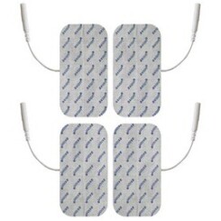 Electrodes pour électrostimulation tens ems -  4 électrodes 10x5 cm
