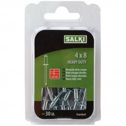 0353206 - paquet Blister de rivet externe standard inox x6mm - Salki