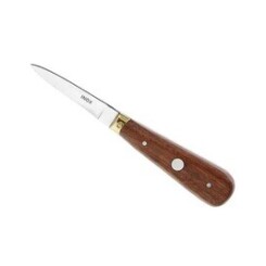 Cuisine couteaux a huitres divers - 5408 - couteau huitres lancette fort palissandre inox
