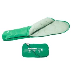 Sac de couchage BESTWAY Confort 68054 Polyester micro fibre - Repose tête - Matelassage carry bag - Vert