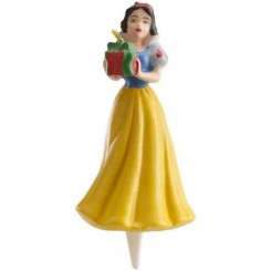 1 Bougie décorative Disney Princesse Blanche Neige 10 cm