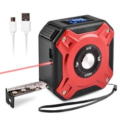 40 m laser infrarouge + 5 m de bande Laser portable laser à niveau mesure Outil de mesure multifonction à mesurer