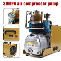 30MPA 300bar 4500PSI pompe électrique de compresseur d'air à haute pression pour charger l'équipement 0-12L