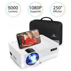 Mini Vidéoprojecteur 4000 Lumens VANKYO, projecteur portable WiFi Supporte Full HD 1080P, écran de 250 pouces
