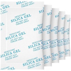 10g (100 sachets) sachet anti humidité deshumidificateur absorbeurs dhumidité gel de silice de déshydratant, desiccant silica