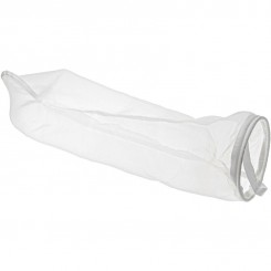Chaussette filtrante universelle pour aquarium, piscine, skimmer - Sac de filtration, nylon, 18 x 81 cm, 100 micromètre, blanc - Vhbw