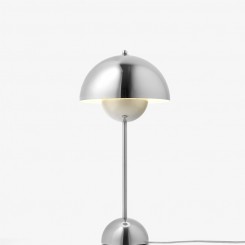 &Tradition FlowerPot VP3 - Lampe de table - acier inoxydable, poli