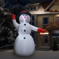#97473 Bonhomme de neige - Personnage de Noël Décoration de Noël gonflable avec LED IP44 450 cm XXL Meuble©