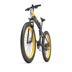 BEZIOR X1500 Vélo de montagne électrique portable pliable JW-44 noir jaune