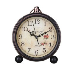 1 pc Antique Non-Ticking Vintage Style Décoratif Silencieux Réveil Table Horloge Bureau pour La Maison   REVEIL SIMULATEUR D'AUBE
