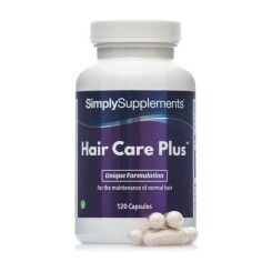 Hair Care Plus - MSM, Biotine, Vitamines & Mineraux -120 Gélules - Adapté aux végétaliens - SimplySupplements