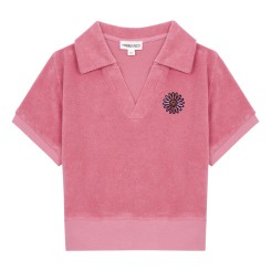 Hundred Pieces - Polo Eponge Bio - Fille - Rose