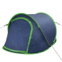 vidaXL Tente de camping pour 2 personnes bleu-marine / Vert