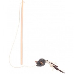 1 Canne à pêche SUAVA .20 cm. jouet pour chat. couleur aléatoire.-Flamingo Pet Products 9,000000