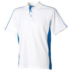 Finden & Hales - Polo sport 100% coton - Garçon (5-6 ans) (Blanc/Bleu roi) - UTRW417