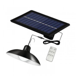 1 ensemble de plafonnier LED à énergie solaire rétro ampoule lustre balise solaire - borne solaire luminaire d'exterieur