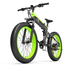 BEZIOR-X1000 vélo électrique pliable vélo de montagne portable 48V12.8Ah 1000W puissance du moteur, roues de 26 pouces, kilométrage