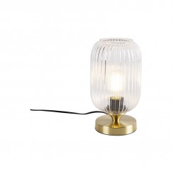 banci - Lampe de table Art Deco - 1 lumière - Ø 140 mm - Doré/Laiton - Art Deco - Éclairage intérieur - Salon | Chambre | Cuisine | Salle à manger