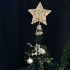 1pc Arbre Topper créatif drôle d'arbre étoile Top Star TearTop Decor pour Noël sapin de noel - arbre de noel decoration de noel