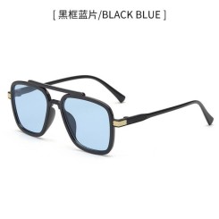 9 ans boutique pc lunettes de soleil homme de fer mâle spiderman double faisceau noir lunettes de soleil carré lunette YJYL66834