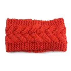 31 -Bandeau tricoté en laine pour femme, 28 couleurs, chaud, solide, Crochet, couvre chef, Bandana large, accessoires, Turban, hiver