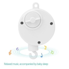 Bébé enfant en bas âge mobile lit de bébé jouet mouvement d'horlogerie boîte à musique bébé cloche cintre HB007