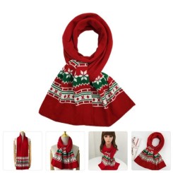 1pc écharpe à motif de Noël foulard parent-enfant bandana - foulard - cravate - echarpe - noeud papillon vetement - accessoire
