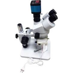 1080p 16MP HDMI Microscope numérique Caméra Microscope trinoculaire industriel pour Carte mère BGA Outils de soudage