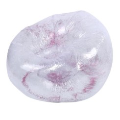 BH26275-Canapé gonflable à la maison en plein air à paillettes transparentes à la mode pour canapé portable (violet 110x110x85cm