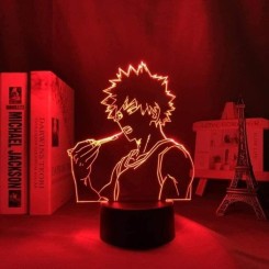 3D Anime Night Light LED Lampe Bakugo My Hero Academia pour la chambre Deacutecor Cadeau Anniversaire Manga Gadget My Hero Ac[353]