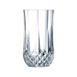6 verres à eau vintage 36cl Longchamp - Eclat - Verre ultra transparent au design vintage