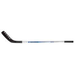 NIJDAM Crosse de hockey sur glace 110 cm - Taille unique - Argent et bleu