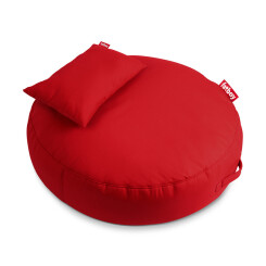 FATBOY pouf fauteuil rond pour extérieur PUPILLOW (Red - polyester)