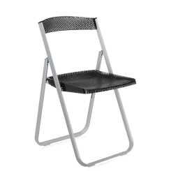 KARTELL chaise pliante HONEYCOMB (Fumé - Polycarbonate transparent)