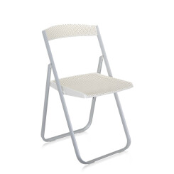 KARTELL chaise pliante HONEYCOMB (Blanc - Polycarbonate coloré dans la masse)