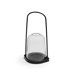 Lanterne Bell 15x36 cm noir