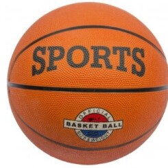 ballon de basket 24 cm orange