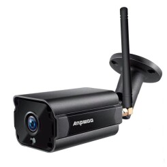 Caméra De Surveillance 720p HD DVR IP Wifi Détection De Mouvement Vision Nocturne Infrarouge Carte TF Noir