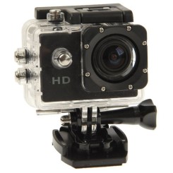 Caméra sport action étanche 1.5'' HD 720p grand angle 140° noir 16Go