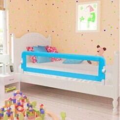 Accessoires de sécurité pour bébés selection brasilia barrière de lit pour enfants 150 x 42 cm bleu