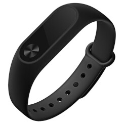 Bracelet Connecté Android iOS Xiaomi Montre Bluetooth Fréquence Cardiaque Podomètre IP67 OLED Circulaire Noir