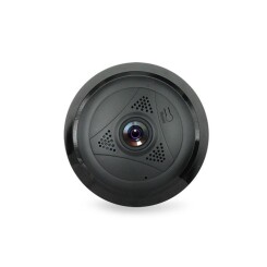 Caméra De Surveillance 360 Degrés 960p DV IP Panoramique Contrôle Téléphone Portable Microphone Haut-Parleur Noir